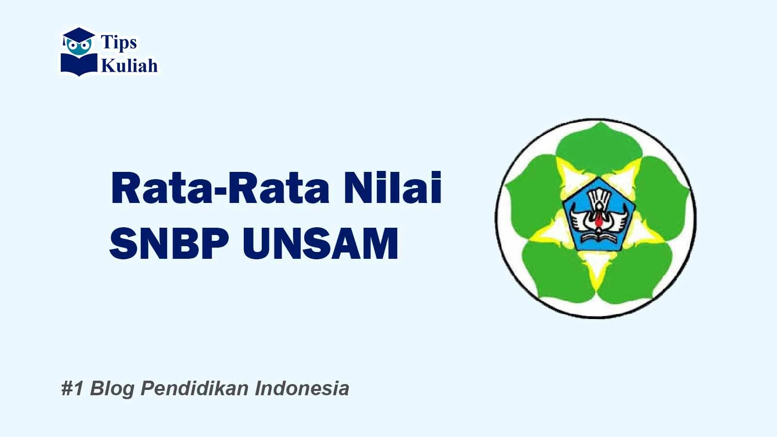 Rata rata nilai snbp unsam