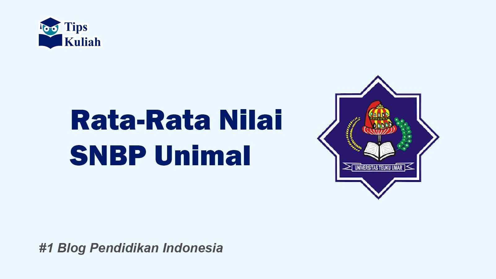 Rata rata nilai snbp utu