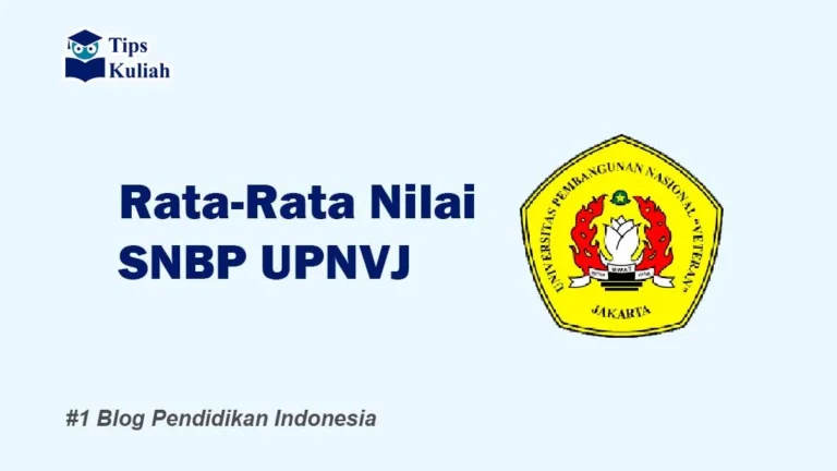 Nilai SNBP UPN Veteran Jakarta